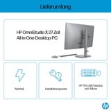 HP OmniStudio X All-in-One 27-cs0075ng, PC-System silber, Windows 11 Home 64-Bit