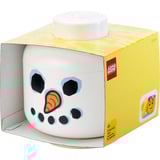 Room Copenhagen  LEGO Storage Head "Snowman", groß, Aufbewahrungsbox weiß