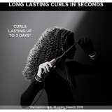 Rowenta KARL LAGERFELD Curls Forever CF311L, Lockenstab schwarz/rot
