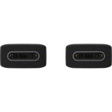 SAMSUNG USB 2.0 Kabel, USB-C Stecker > USB-C Stecker schwarz, 1 Meter, PD, Laden mit bis zu 100 Watt