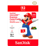 SanDisk Nintendo Switch 2 microSD Express Card 256 GB, Speicherkarte im Mario-Design