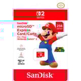 SanDisk Nintendo Switch 2 mircoSD Express Card 256 GB, Speicherkarte im Mario-Design
