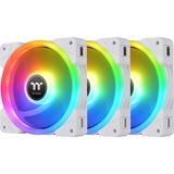 Thermaltake SWAFAN EX14 RGB PC Cooling Fan White TT Premium Edition, Gehäuselüfter weiß, 3er Pack, inkl. Controller