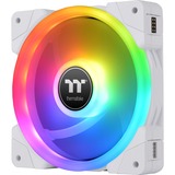 Thermaltake SWAFAN EX14 RGB PC Cooling Fan White TT Premium Edition, Gehäuselüfter weiß, 3er Pack, inkl. Controller, 140 mm