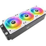 Thermaltake SWAFAN EX14 RGB PC Cooling Fan White TT Premium Edition, Gehäuselüfter weiß, 3er Pack, inkl. Controller