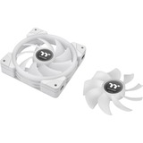 Thermaltake SWAFAN EX14 RGB PC Cooling Fan White TT Premium Edition, Gehäuselüfter weiß, 3er Pack, inkl. Controller, 140 mm