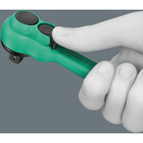 Wera 8100 SA 15 Zyklop Comfort Knarrensatz, 1/4", Werkzeug-Set schwarz/grün, 28-teilig, Comfort-Knarre mit Umschalthebel