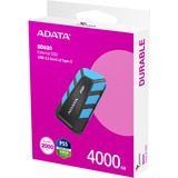 ADATA External SSD SD820 4 TB, Externe SSD schwarz/blau, USB-C 3.2 Gen 2 (10 Gbit/s)