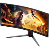 AOC AGON CU34G4CA, Gaming-Monitor 86.4 cm (34 Zoll), schwarz, WQHD, Fast-VA, Curved, USB-Hub, KVM, 180Hz Panel