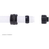 Alphacool Eiszapfen PRO 16mm HardTube Fitting G1/4 - Deep Black, Verbindung schwarz