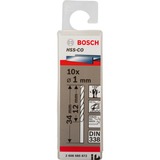 Bosch Metall-Spiralbohrer HSS-Co, Ø 1,0mm 10 Stück, Arbeitslänge 12mm
