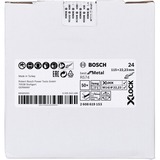 Bosch X-LOCK Fiberschleifscheibe R574 Best for Metal, Ø 115mm, K24 Bohrung 22,23mm