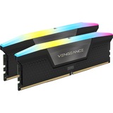 Corsair DIMM 32 GB DDR5-7200 (2x 16 GB) Dual-Kit, Arbeitsspeicher schwarz, CMH32GX5M2X7200C34, Vengeance RGB, INTEL XMP