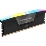 Corsair DIMM 32 GB DDR5-7200 (2x 16 GB) Dual-Kit, Arbeitsspeicher schwarz, CMH32GX5M2X7200C34, Vengeance RGB, INTEL XMP