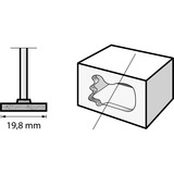 Dremel Siliziumkarbid-Schleifstein Ø 19,8 mm (85422) 1 Stück, Schaft Ø 3,2mm