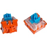 Keychron Lava Optical Blue Switch-Set, Tastenschalter blau/transparent, 87 Stück