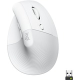 Logitech Lift, Maus weiß/hellgrau, Logi Bolt, Bluetooth, Windows/macOS/iPadOS