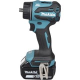 Makita Akku-Bohrschrauber mit Wechselkopfsystem DDF491RTJ, 18Volt blau/schwarz, 2x Li-Ionen Akku 5,0Ah, mit vier verschiedenen Aufsätzen, im Koffer