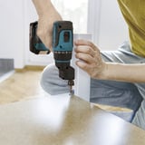 Makita Akku-Bohrschrauber mit Wechselkopfsystem DDF491RTJ, 18Volt blau/schwarz, 2x Li-Ionen Akku 5,0Ah, mit vier verschiedenen Aufsätzen, im Koffer