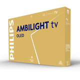 Philips 48OLED811/12, OLED-Fernseher 121 cm (48 Zoll), schwarz/grau, UltraHD/4K, Ambilight 3-seitig, 120Hz Panel