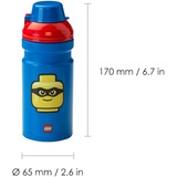 Room Copenhagen LEGO Lunch-Box Set Iconic Classic blue & red blau/rot, 2-teilig, mit Trinkflasche