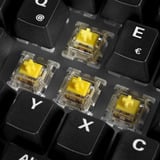 Sharkoon SKILLER SGK50 S3 Wood PBT, Gaming-Tastatur holz/schwarz, DE-Layout, Gateron G Pro 3.0 Yellow