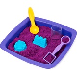 Spin Master Kinetic Sand - Schimmer Sandbox Set lila, Spielsand 454 Gramm Sand