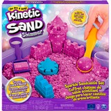 Spin Master Kinetic Sand - Schimmer Sandbox Set lila, Spielsand 454 Gramm Sand