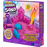 Spin Master Kinetic Sand - Schimmer Sandbox Set lila, Spielsand 454 Gramm Sand