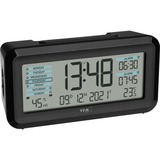 TFA Digitaler Funk-Wecker mit Raumklima BOXX2 schwarz