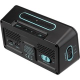 TFA Digitaler Funk-Wecker mit Raumklima BOXX2 schwarz