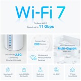 TP-Link Deco BE65(3-pack) BE9300 Whole Home Mesh Wi-Fi 7, Mesh Router weiß