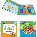 VTech MagiBook Story'Friends inkl. Buch Tagesabläufe Lernstufe 1, Lernspielzeug 