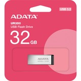 ADATA UR350 32 GB, USB-Stick nickel/schwarz, USB-A 3.2 Gen 1 (5 Gbit/s)