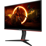 AOC 27G2ZN3/BK, Gaming-Monitor 68.6 cm (27 Zoll), schwarz (matt)/rot, FullHD, Fast-VA, HDMI, DP, Adaptive-Sync, 240Hz Panel