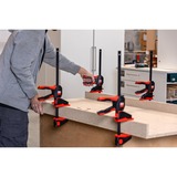 BESSEY Einhandzwinge mit drehbarem Griff EZ360-15 schwarz/rot, 150 / 80