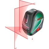 Bosch Heimwerken & Garten Kreuzlinienlaser UniversalLevel 3 grün/schwarz, rote Laserlinien, Reichweite 10 Meter