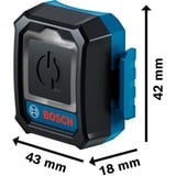 Bosch Professional Kabelloses Auto-Start-Set GCA 30-42 + GCT 30-42 Professional, Anschlussmodul blau