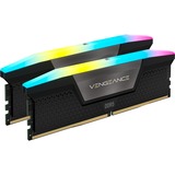 Corsair DIMM 64 GB DDR5-6000 (2x 32 GB) Dual-Kit, Arbeitsspeicher grau, CMH64GX5M2B6000Z30, Vengeance RGB, AMD EXPO