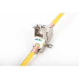 Digitus Professional Cat.7a S/FTP Verlegekabel simplex, Cca gelb, 1.000 Meter Trommel