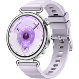 Huawei Watch GT 6 41mm (Konsu-B19FC), Smartwatch silber, violettes Fluorelastomerarmband