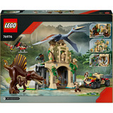 LEGO 76976 Jurassic World Spinosaurier & Quetzalcoatlus: Hubschrauber-Einsatz, Konstruktionsspielzeug 