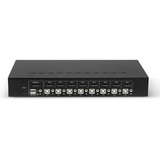 Lindy 8 Port DisplayPort 1.2 & USB 2.0 KVM Switch, KVM-Switch schwarz