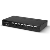 Lindy 8 Port DisplayPort 1.2 & USB 2.0 KVM Switch, KVM-Switch schwarz