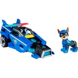 Spin Master Paw Patrol Mighty Kinofilm - Basis Fahrzeug von Chase mit Welpenfigur, Spielfahrzeug 