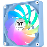 Thermaltake CT120 Reverse ARGB Sync PC Cooling Fan Hydrangea Blue, Gehäuselüfter hellblau, 2er Pack, ohne Controller, Reverse, 120 mm