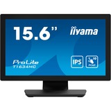 iiyama ProLite T1634MC-B1S, LED-Monitor 40 cm (16 Zoll), schwarz (matt), FullHD, IPS, HDMI, DisplayPort