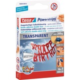 tesa Powerstrips DECO, Kleber transparent, 16 Stück