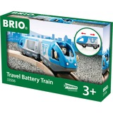 BRIO World Blauer Reisezug, Spielfahrzeug blau/grau