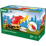 BRIO World Feuerwehr-Hubschrauber, Spielfahrzeug 